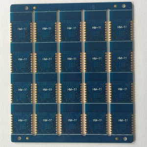 Edge PCB Board med en halv genom hål